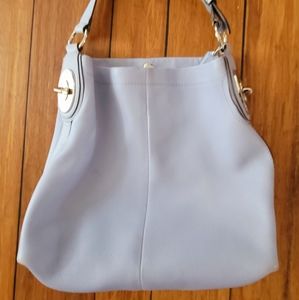 Coach Pastel Blue Leather Bag